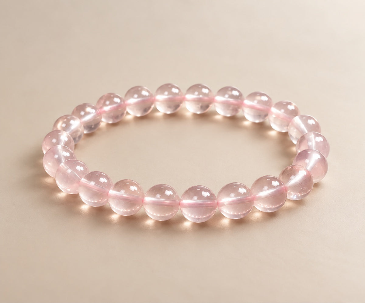 Rose Quartz Crystal Bracelet