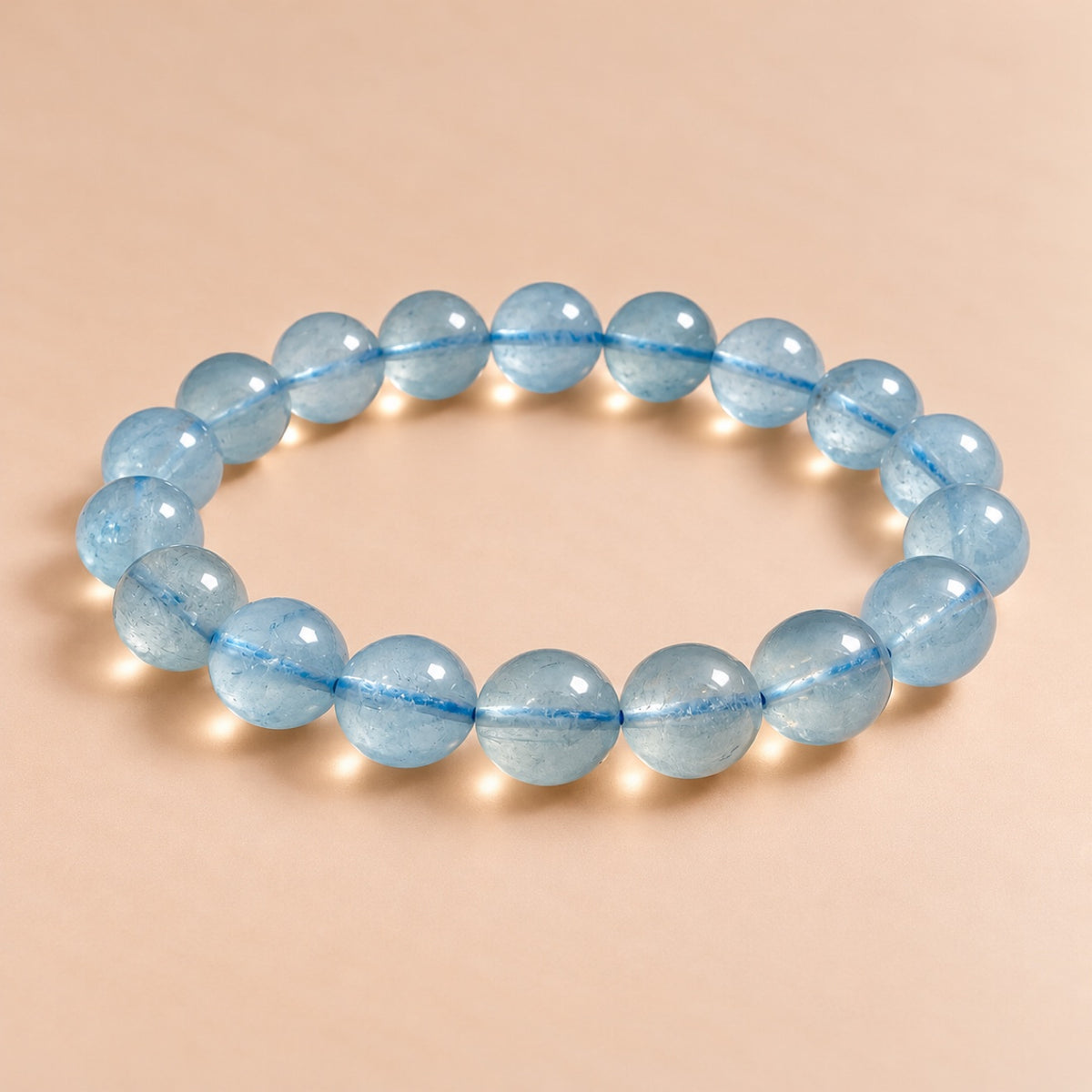 Aquamarine Crystal Bracelet