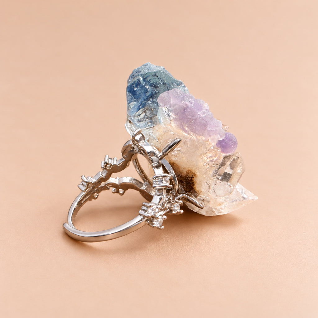 Crystal Garden Statement Ring