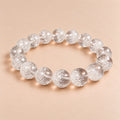 Ice Vein Clear Quartz Bracelet