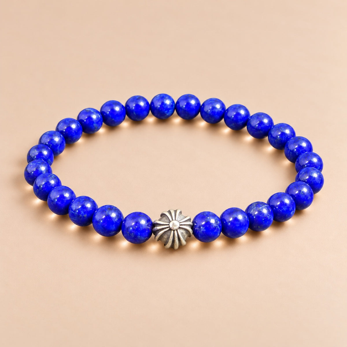 Lapis Lazuli & Sterling Silver Bracelet