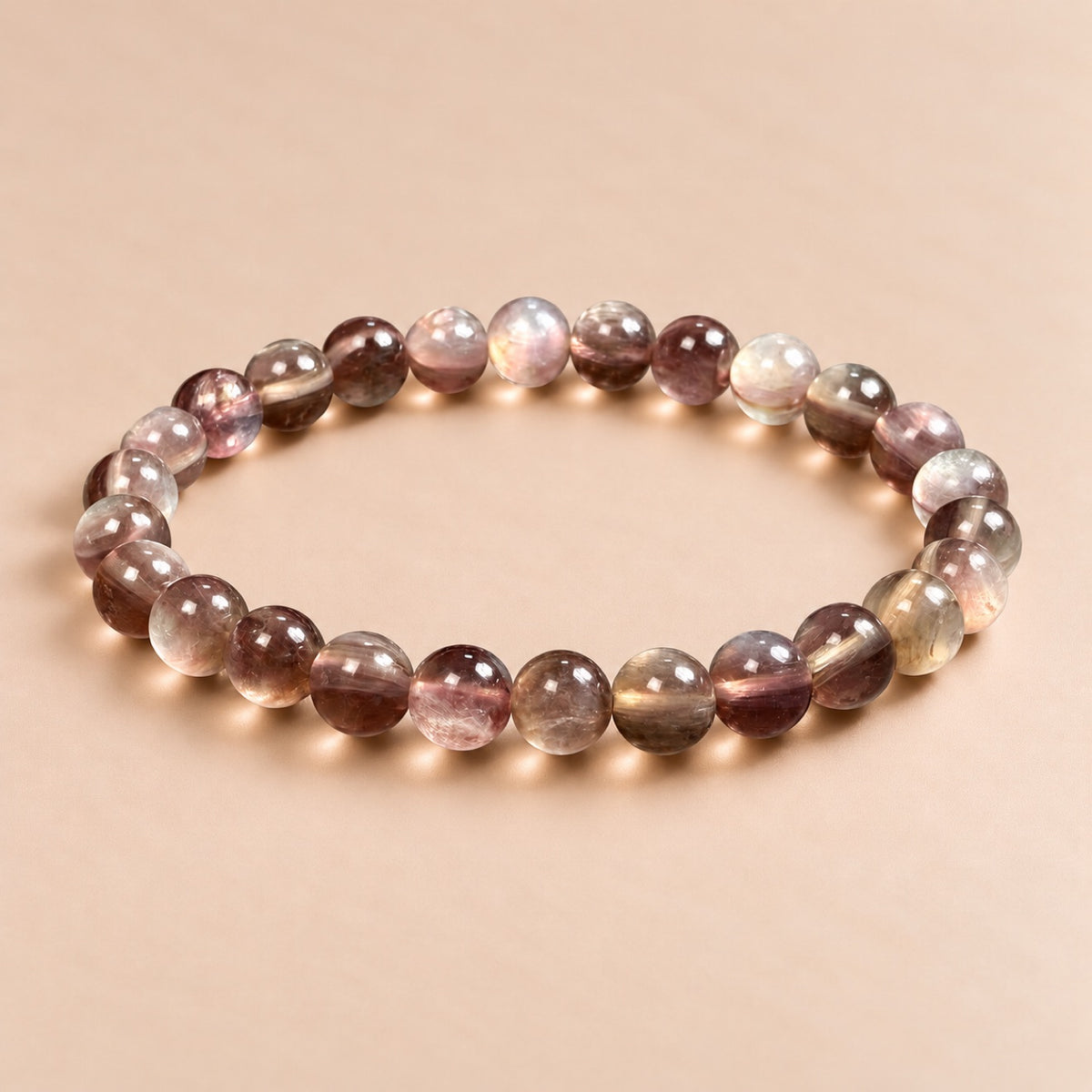 Milk Tea Sunstone Bracelet