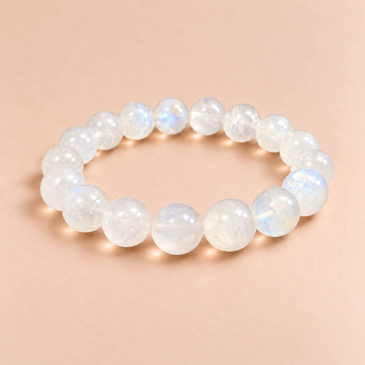 White Moonstone Bracelet